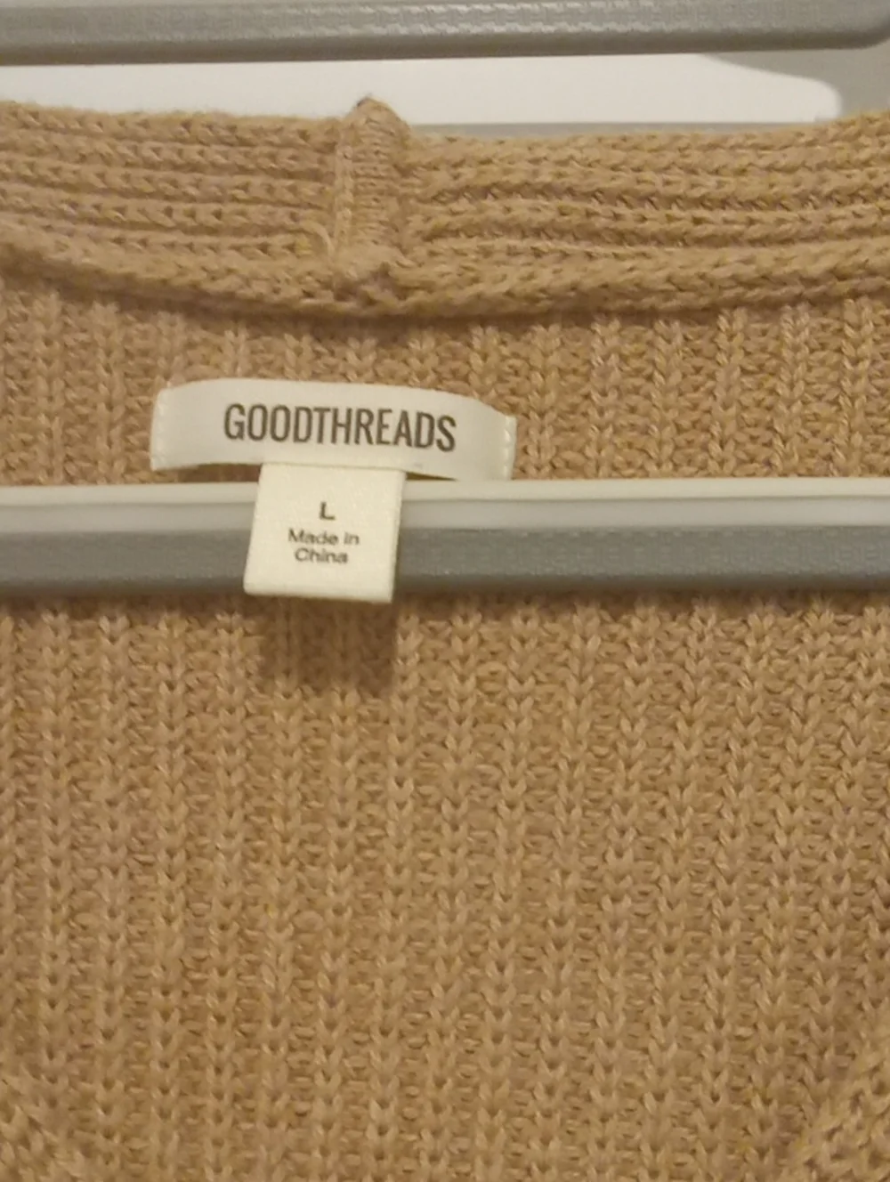 Goodthreads Women's V-Neck Sweater in Brown